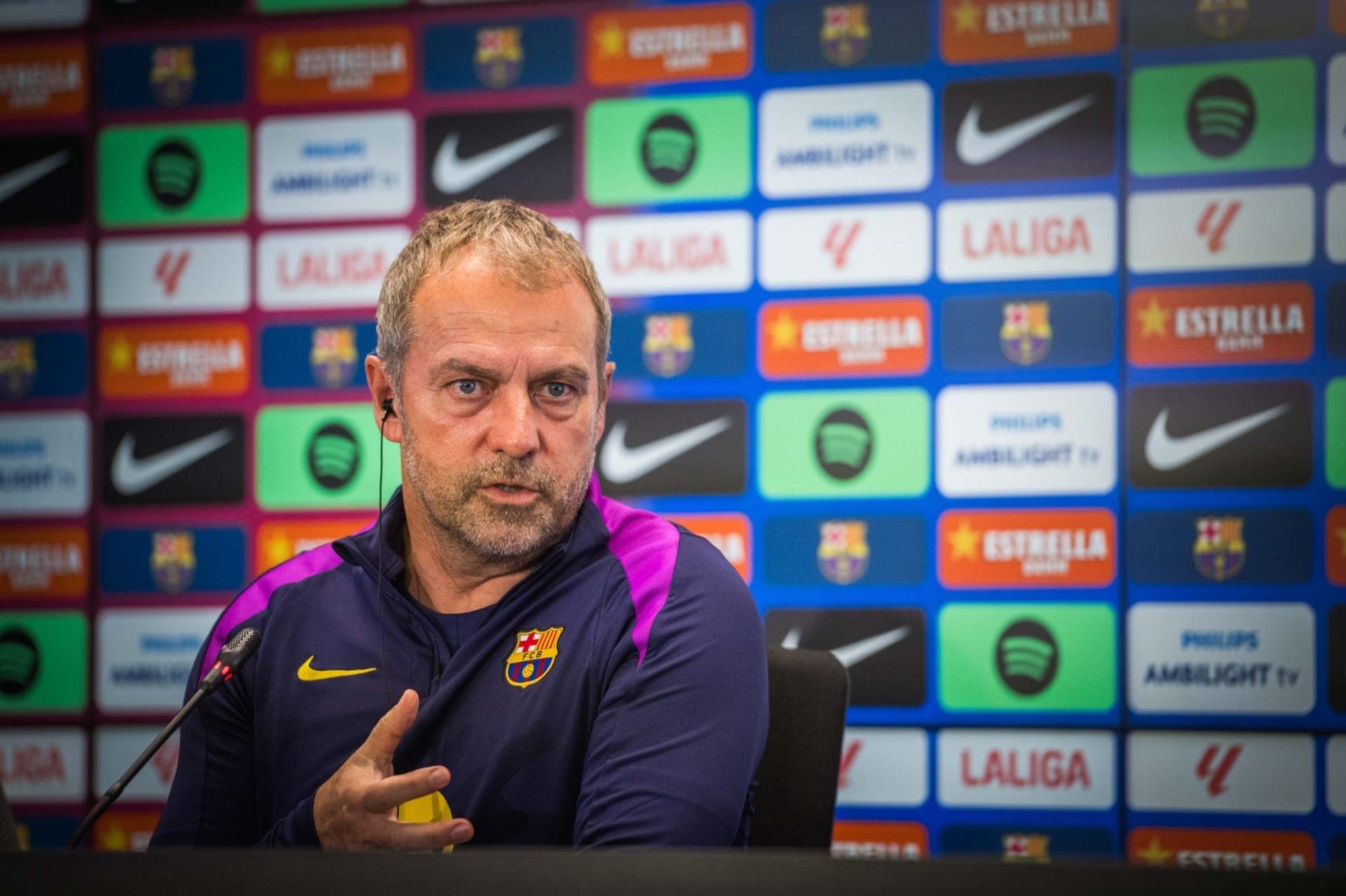 Hans Flick, técnico do Barcelona