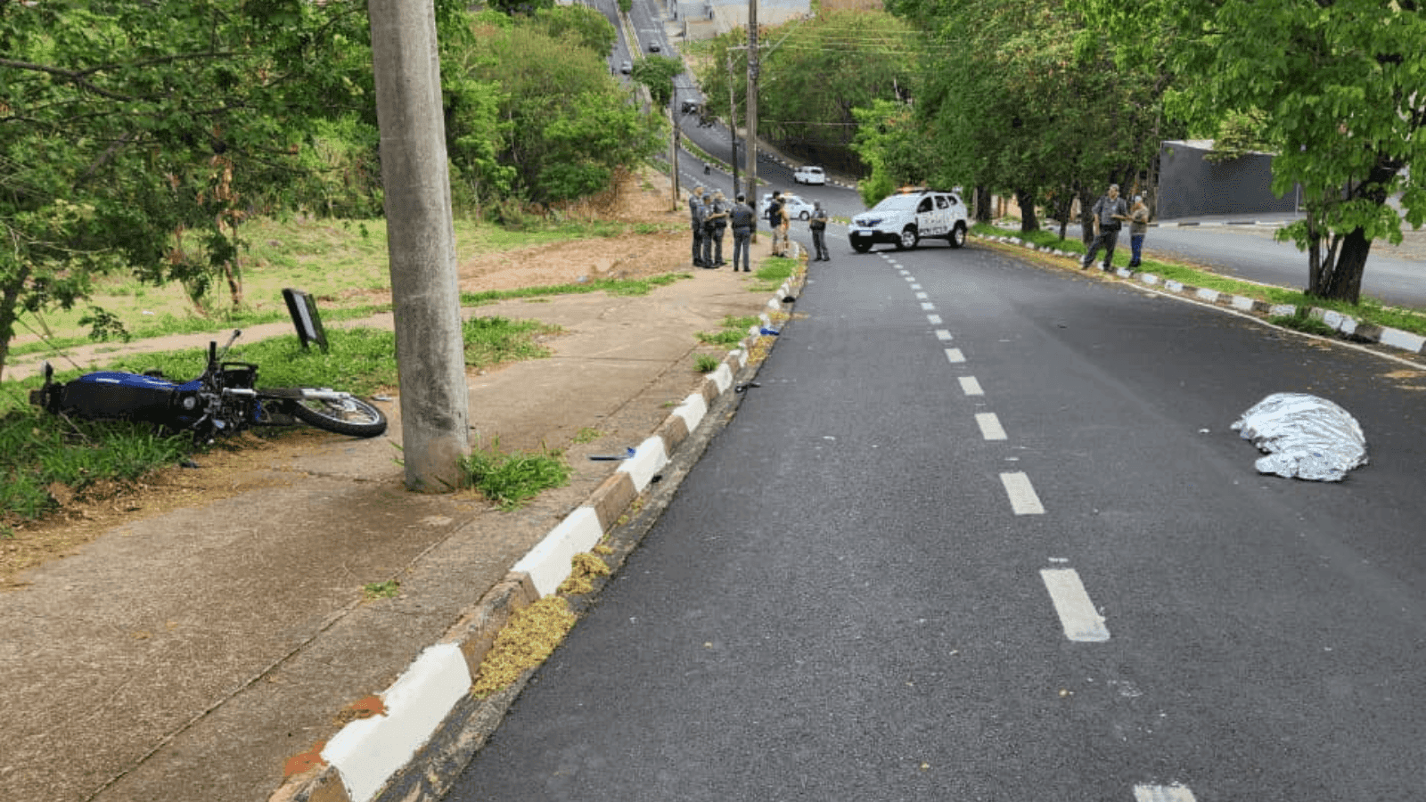 O acidente aconteceu no bairro Jardim Marisa