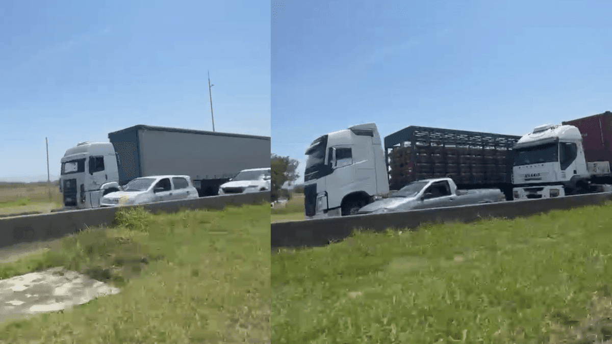 Caos na Dutra: Engavetamento entre cinco carros causa congestionamento na via em SJC