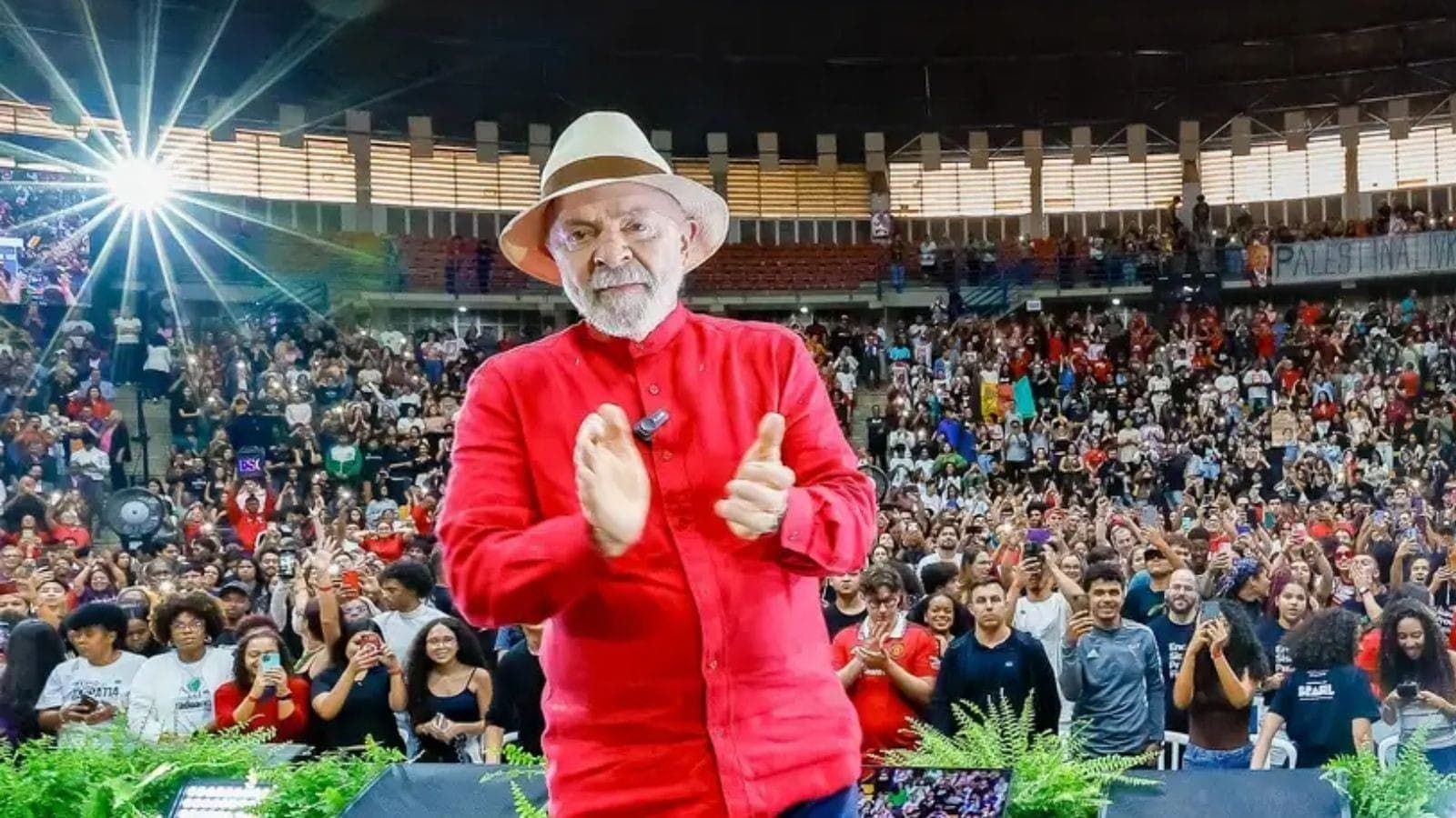 Lula em evento em São Paulo