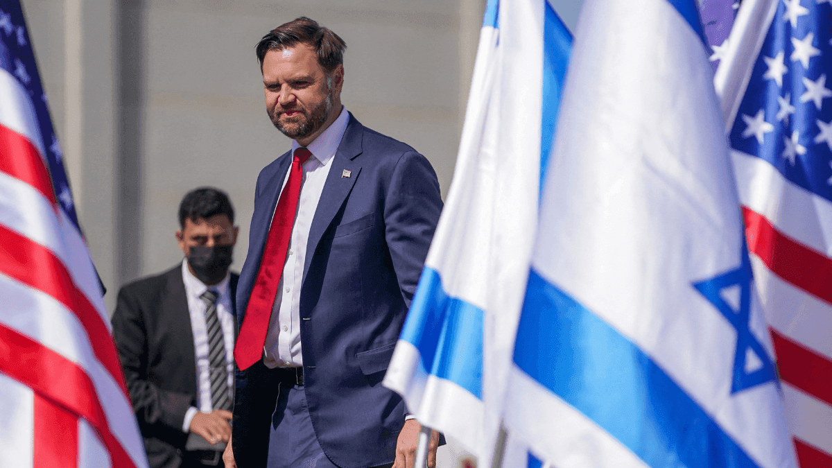 JD Vance, vice-presidente dos EUA, chega a Israel