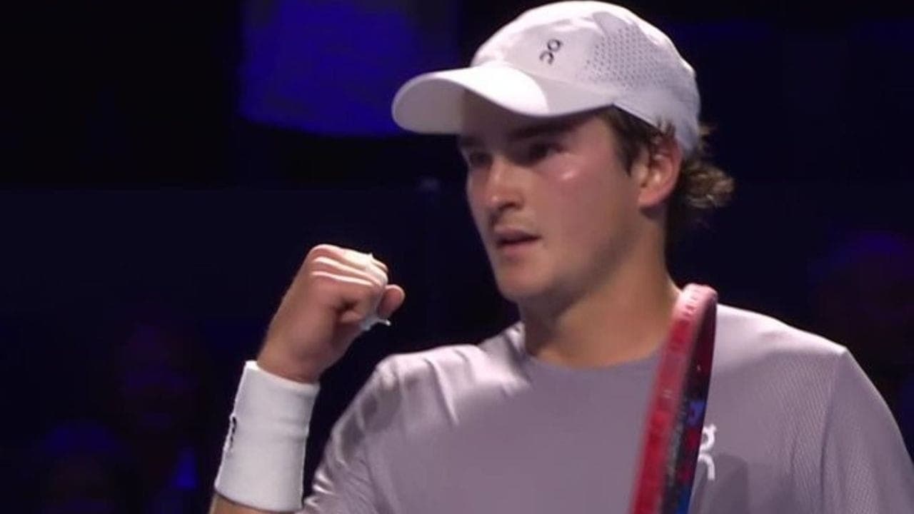 João Fonseca na estreia no ATP 500 de Basel