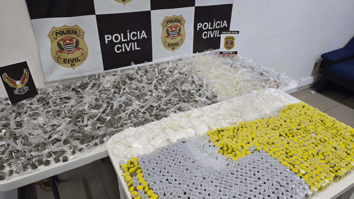 Polícia Civil prende duas pessoas e apreende armas e drogas em São José dos Campos