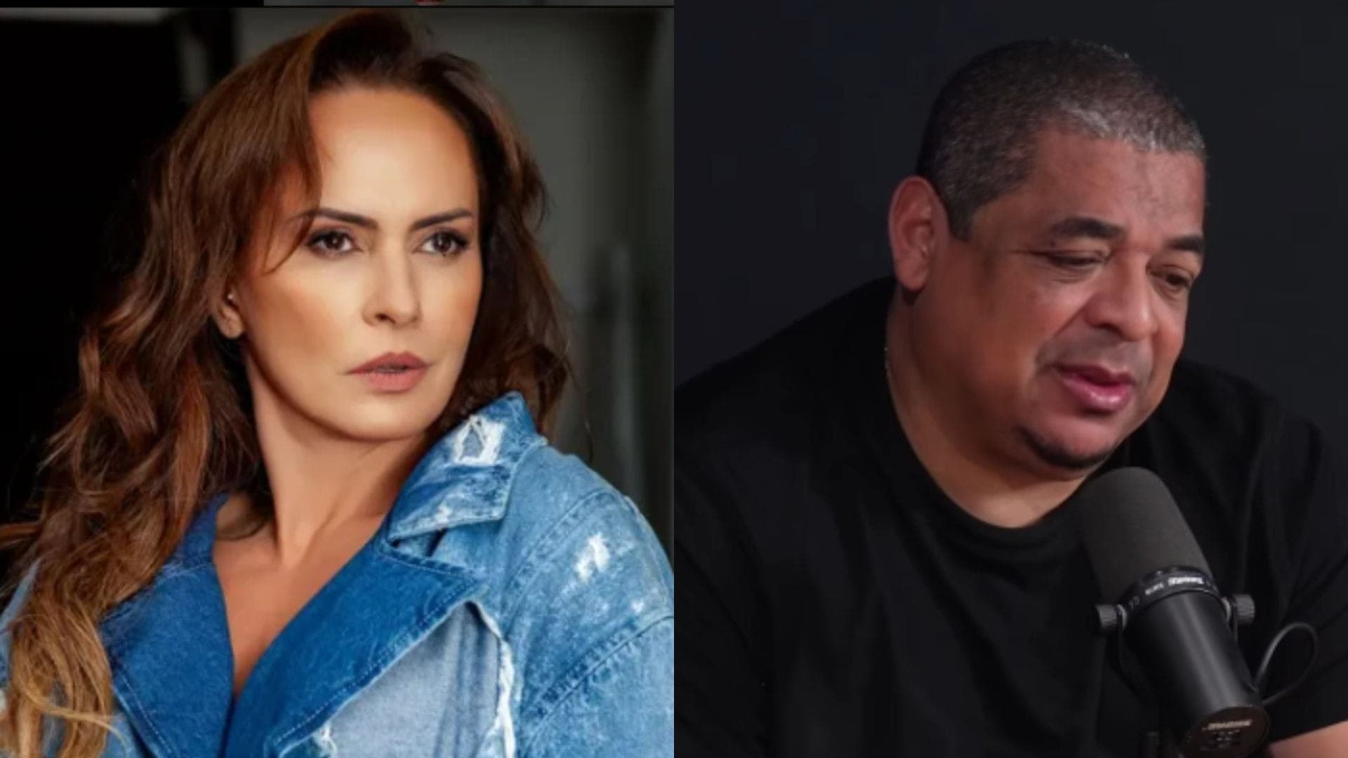 Núbia Oliiver e Vampeta