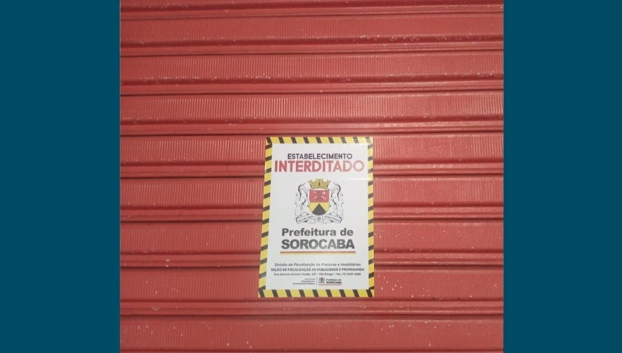 Locais ficarão interditados por 10 dias