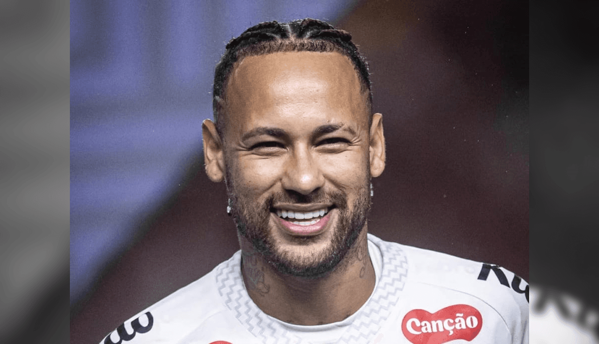 Neymar, atleta do Santos.