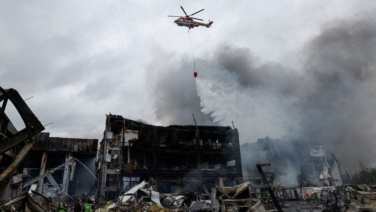 Ataque russo em Kiev