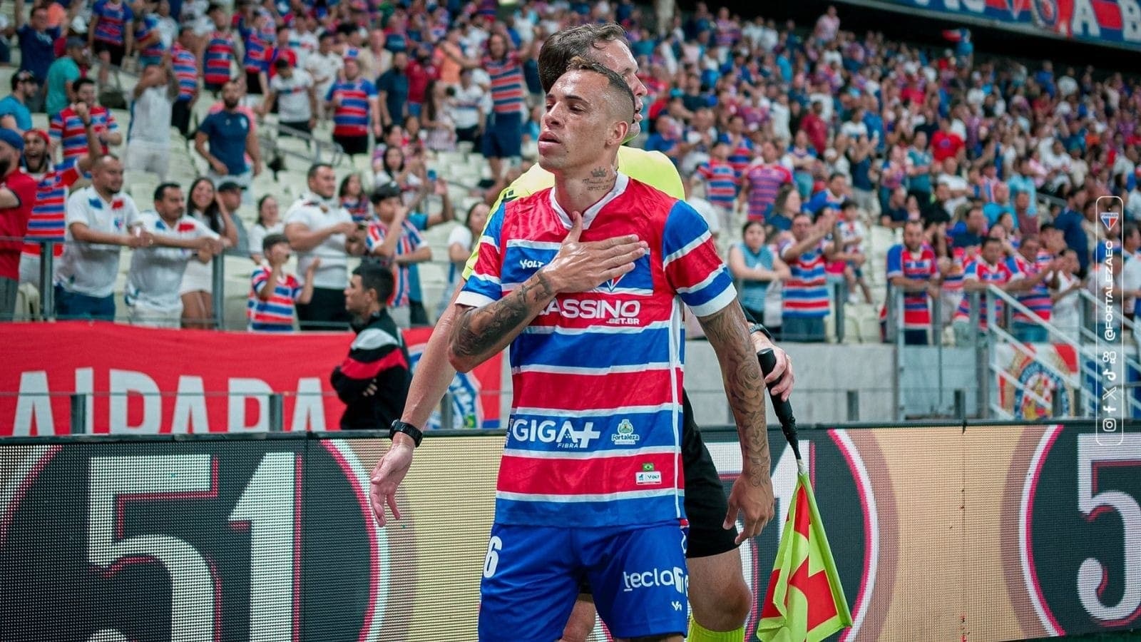 Breno Lopes, atacante do Fortaleza