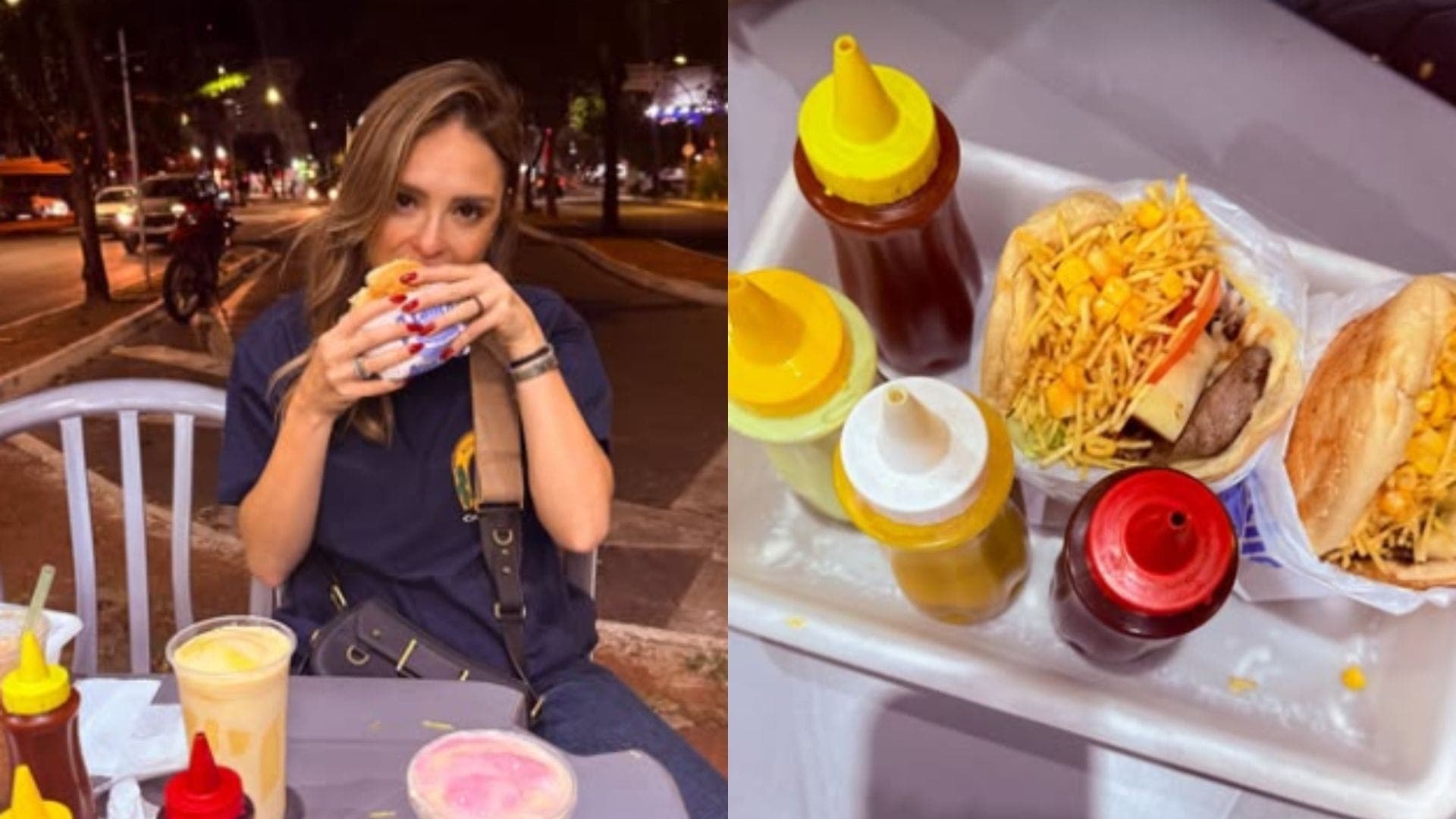 Isabelle Drummond comeu 'pitdog' em Goiânia