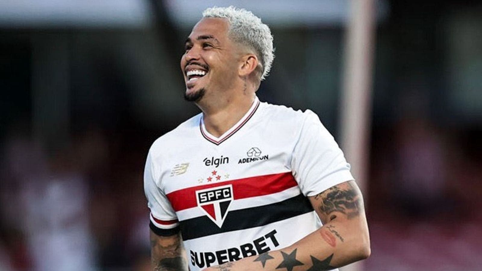 Luciano, atacante do São Paulo