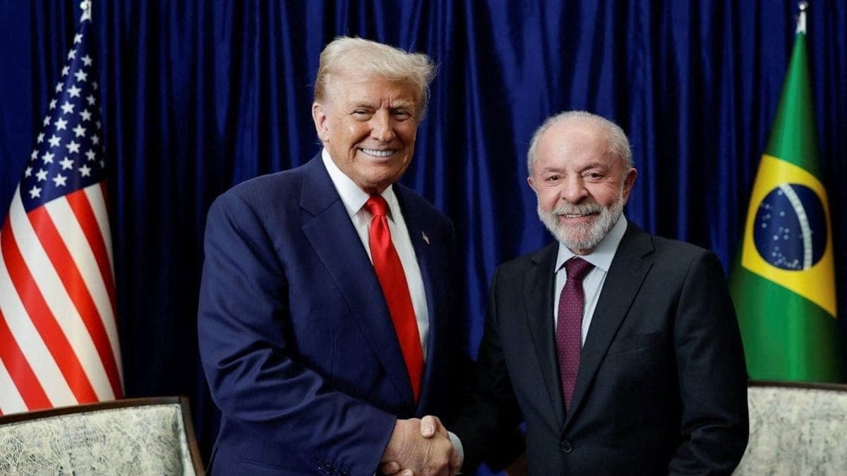 Lula e Trump em encontro na Malásia