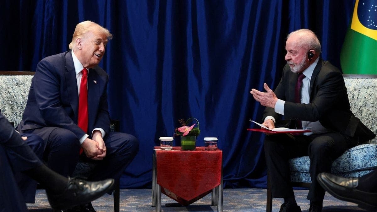Lula e Trump em encontro na Malásia