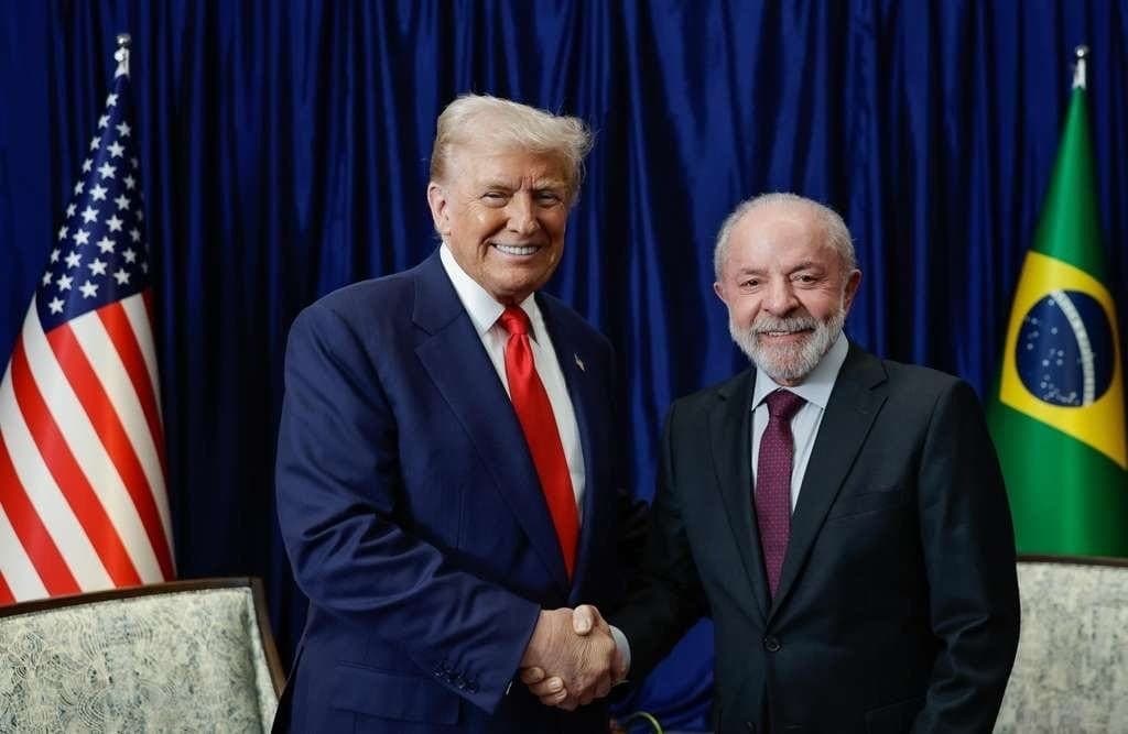 Lula e Trump em encontro na Malásia