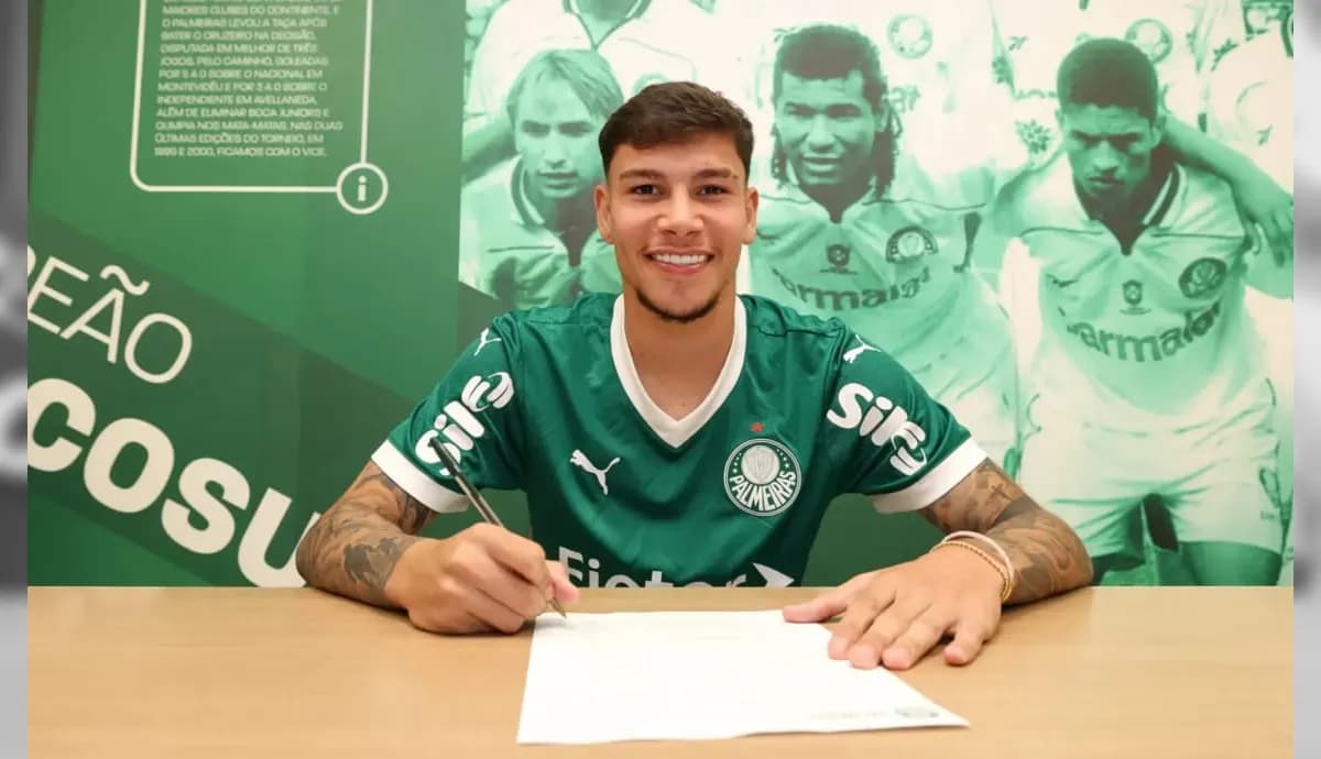 Erick Belé, atleta do Palmeiras.