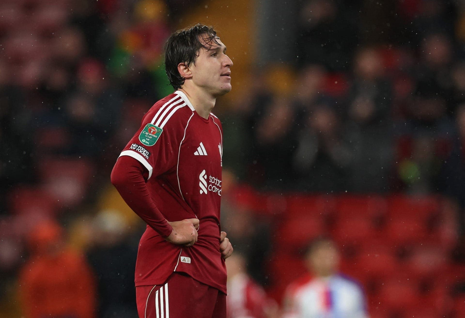 Chiesa lamenta eliminação do Liverpool