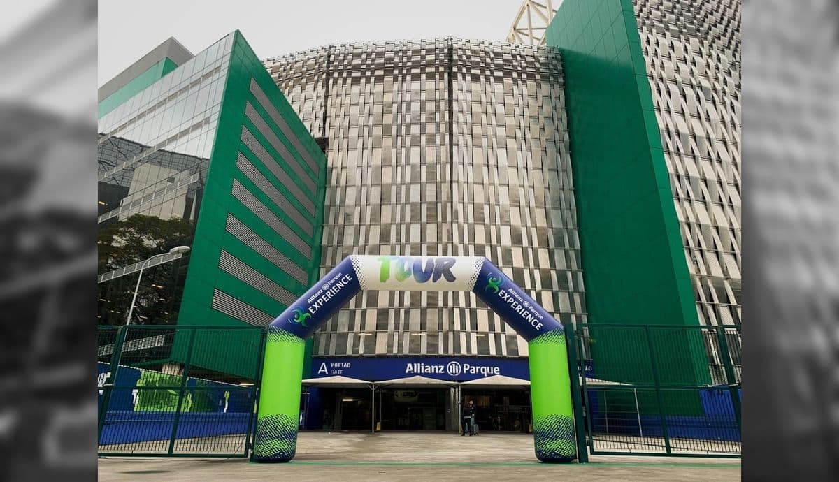 Portão do Allianz Parque.