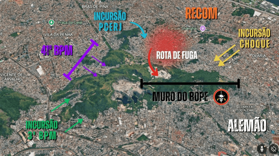 Quatro agentes de segurança também morreram.