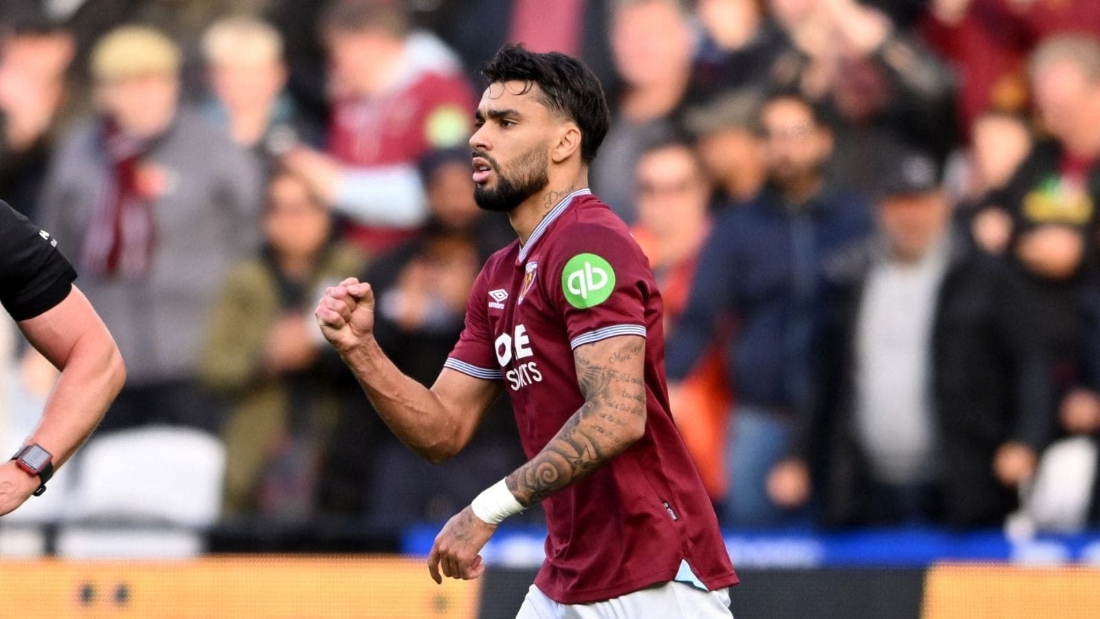 Paquetá comemora gol pelo West Ham