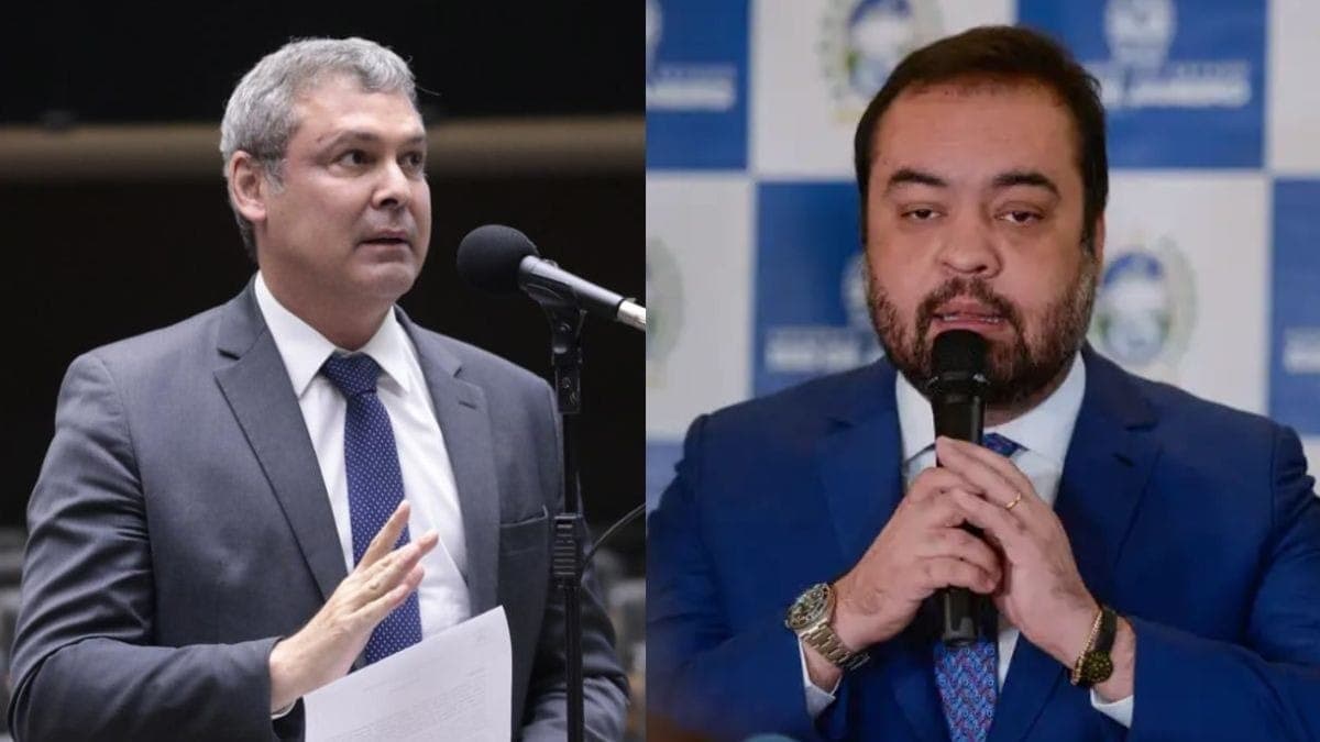 Lindbergh Farias e Cláudio Castro