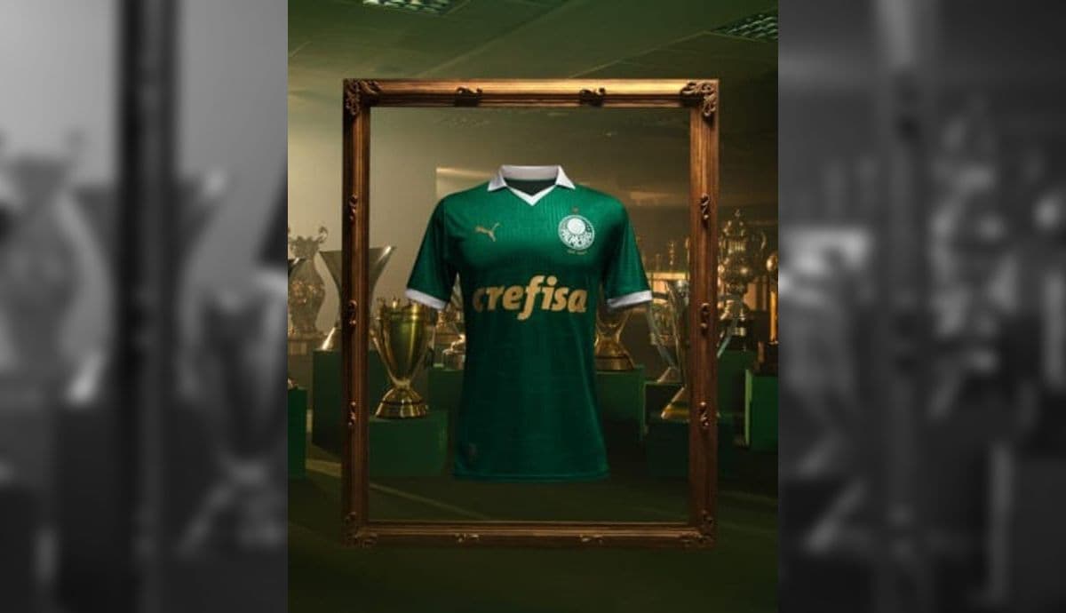 Camisa do Palmeiras eleita como a mais bonita.