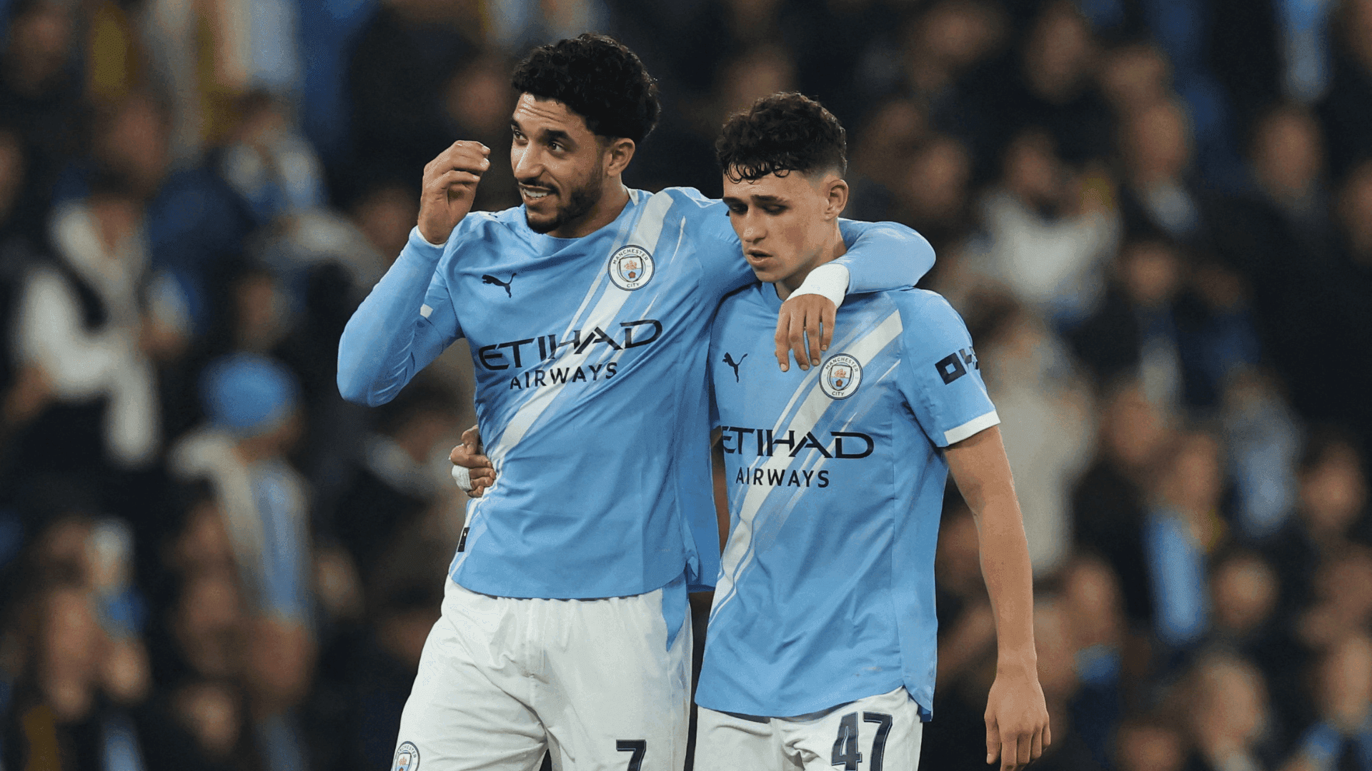 Omar Marmoush e Phil Foden