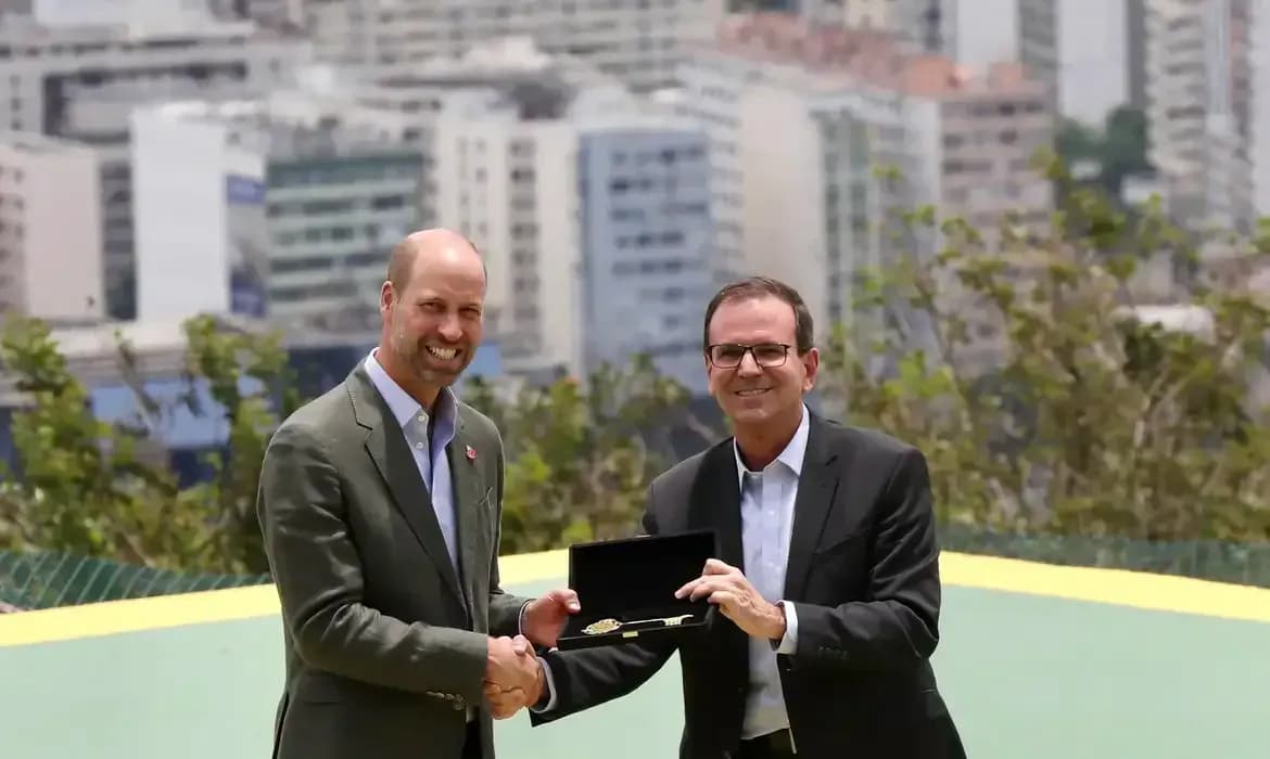 Príncipe William discursa em evento no Rio