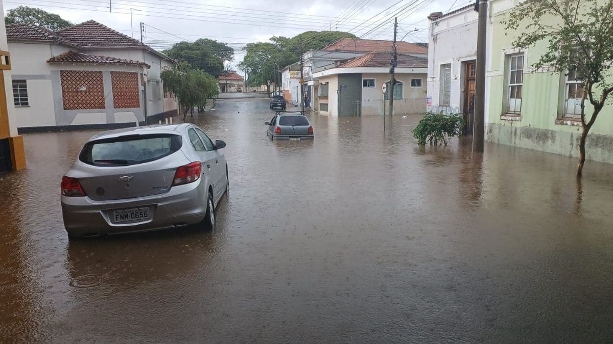 Chuva em São João da Boa Vista, no interior de SP