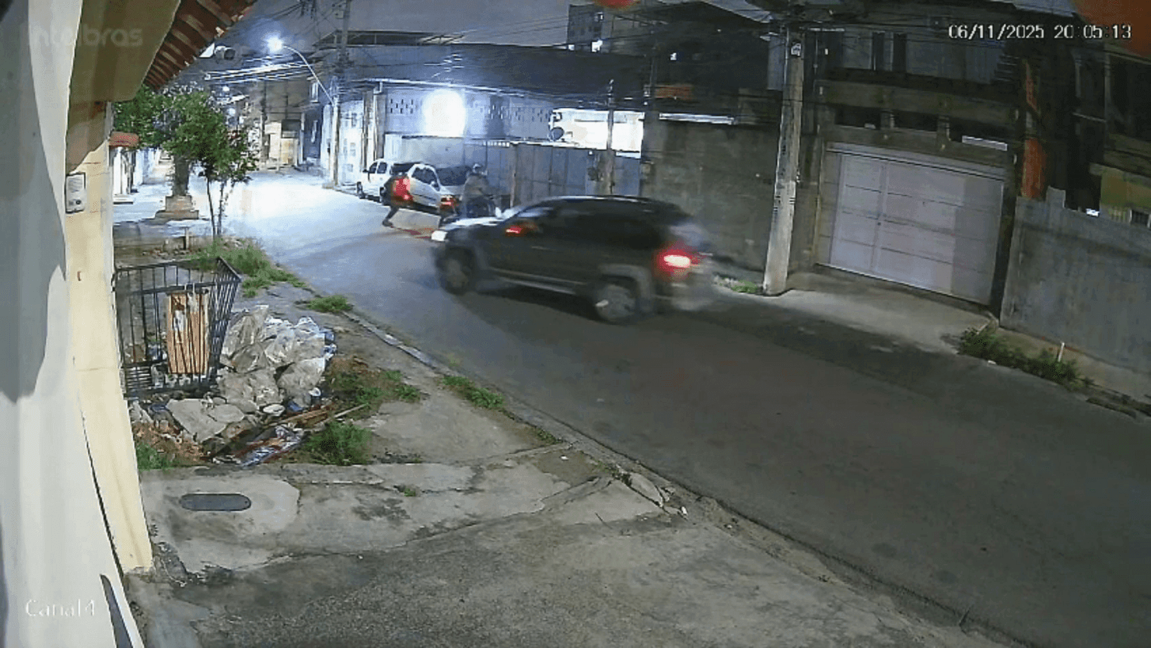 Cãmera flagrou momento da ação