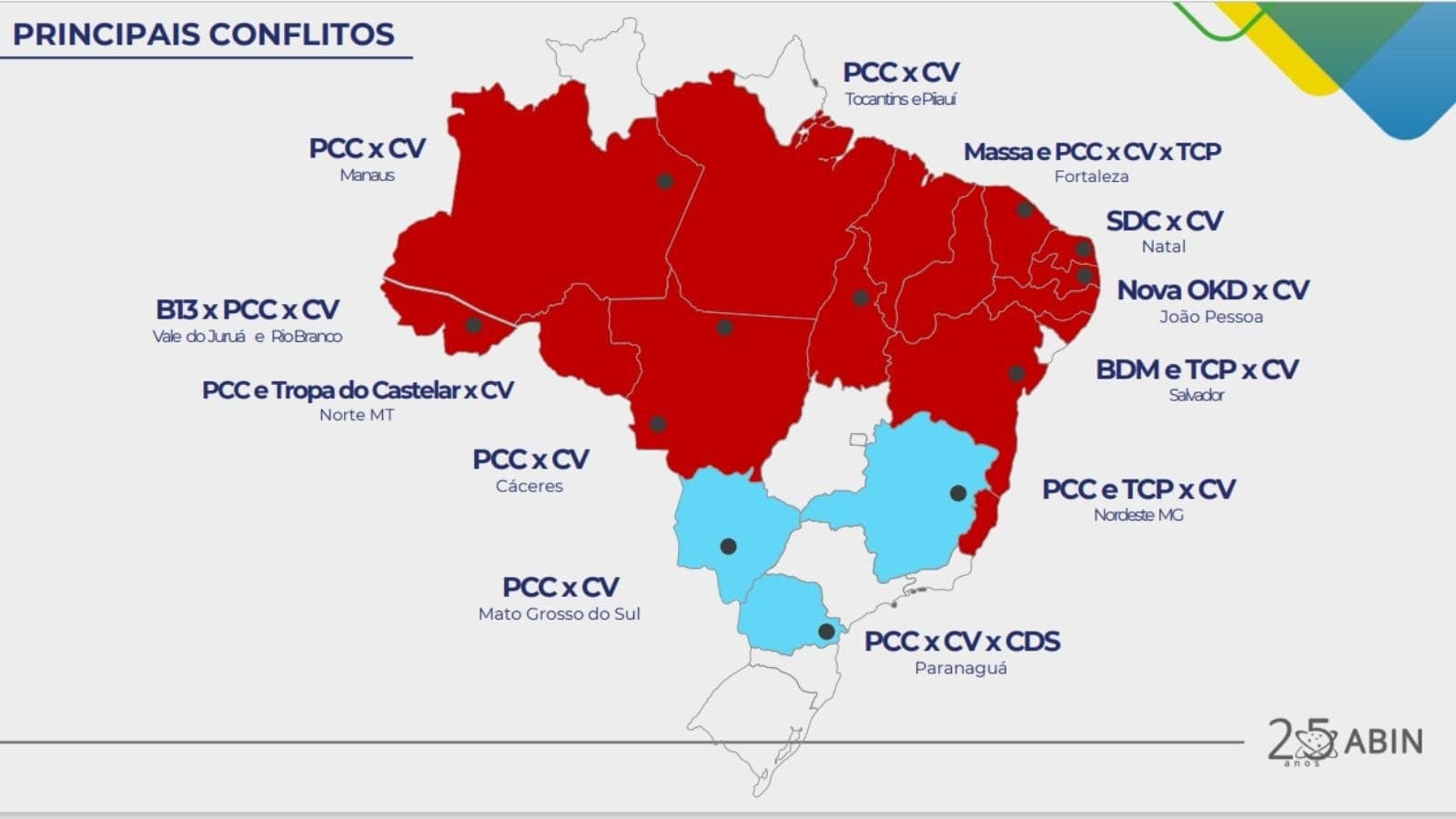 Facções criminosas no Brasil