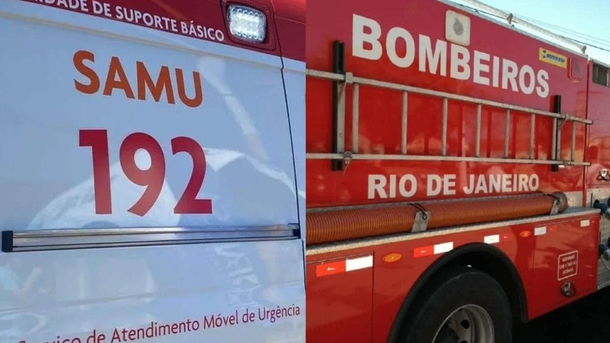 SAMU e Corpo de Bombeiros