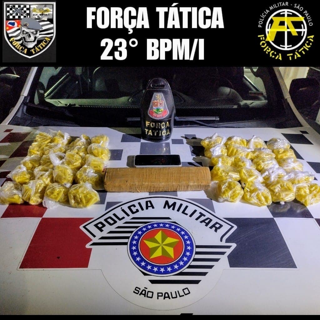 Apreensão de drogas em Lorena
