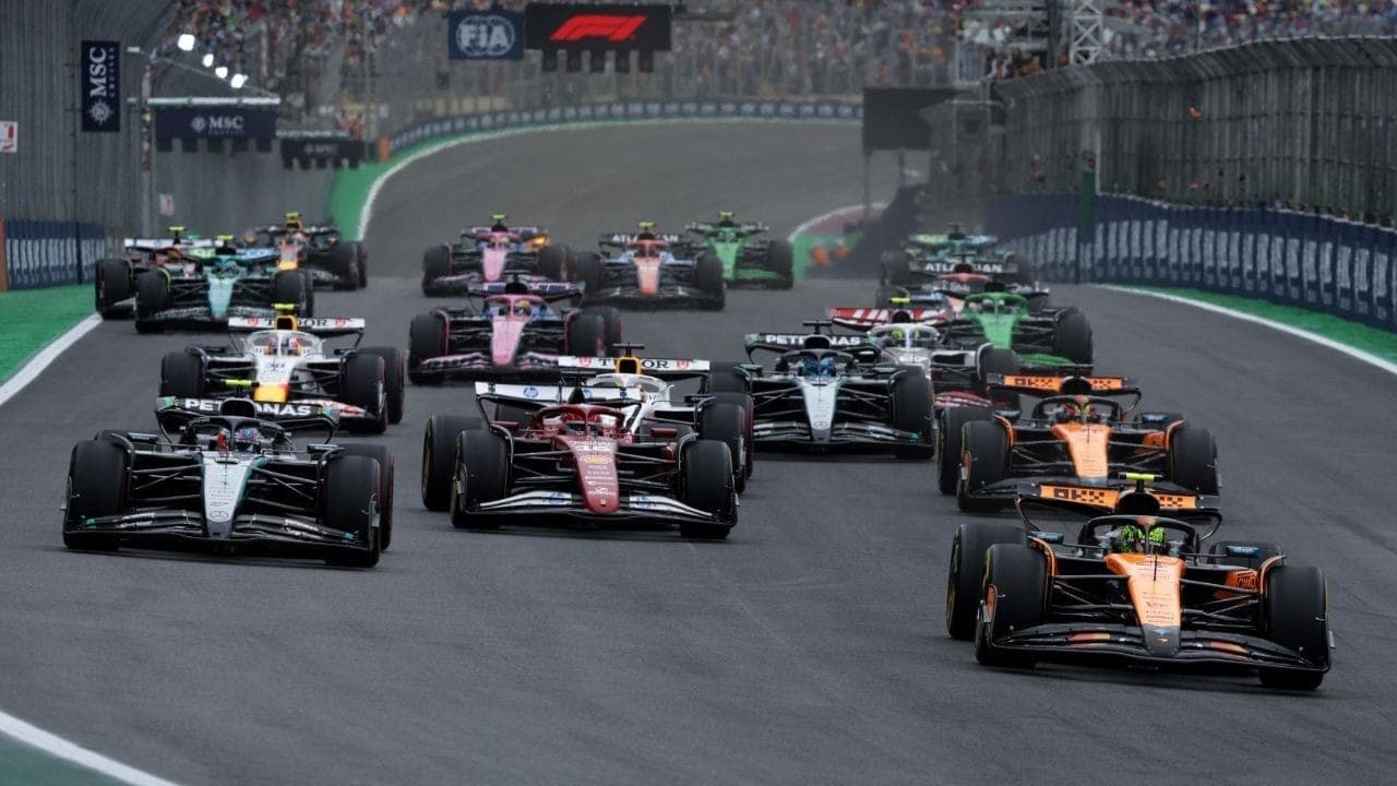Lando Norris venceu a prova no Autódromo de Interlagos; Gabriel Bortoleto abandonou na primeira volta