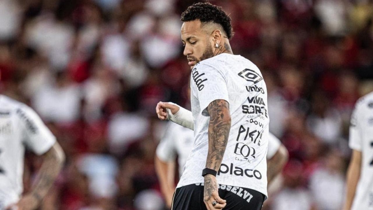 Neymar, atleta do Santos.