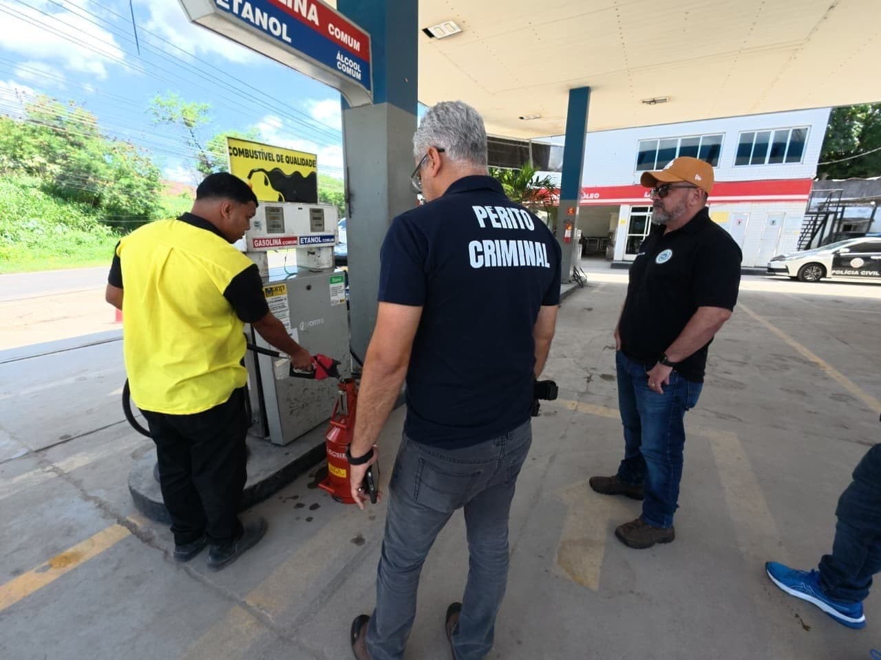 Fiscalização em postos 