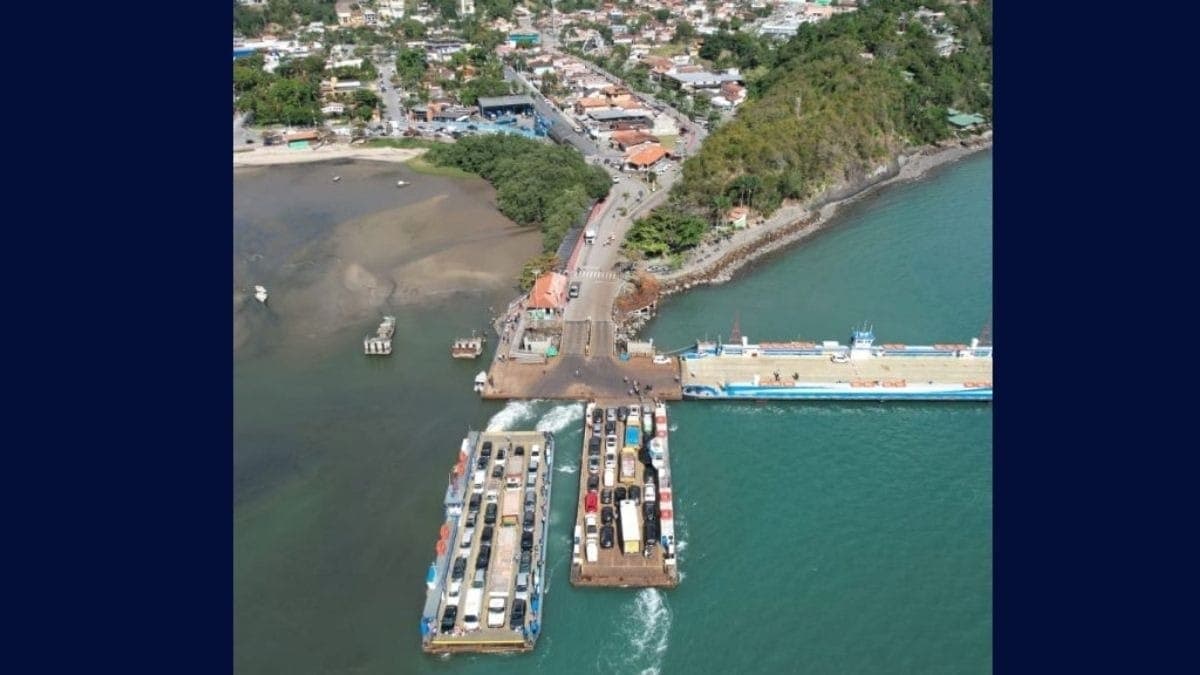 Obra será na travessia de balsa em Ilhabela