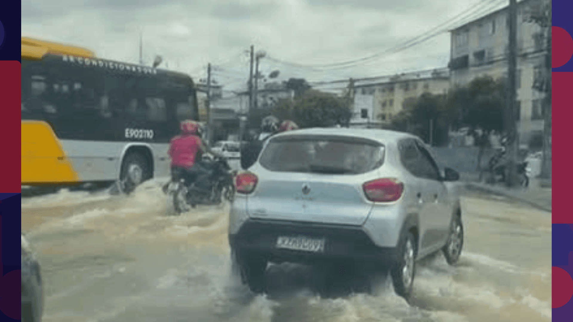 Vazamento na Zona Sudoeste do Rio