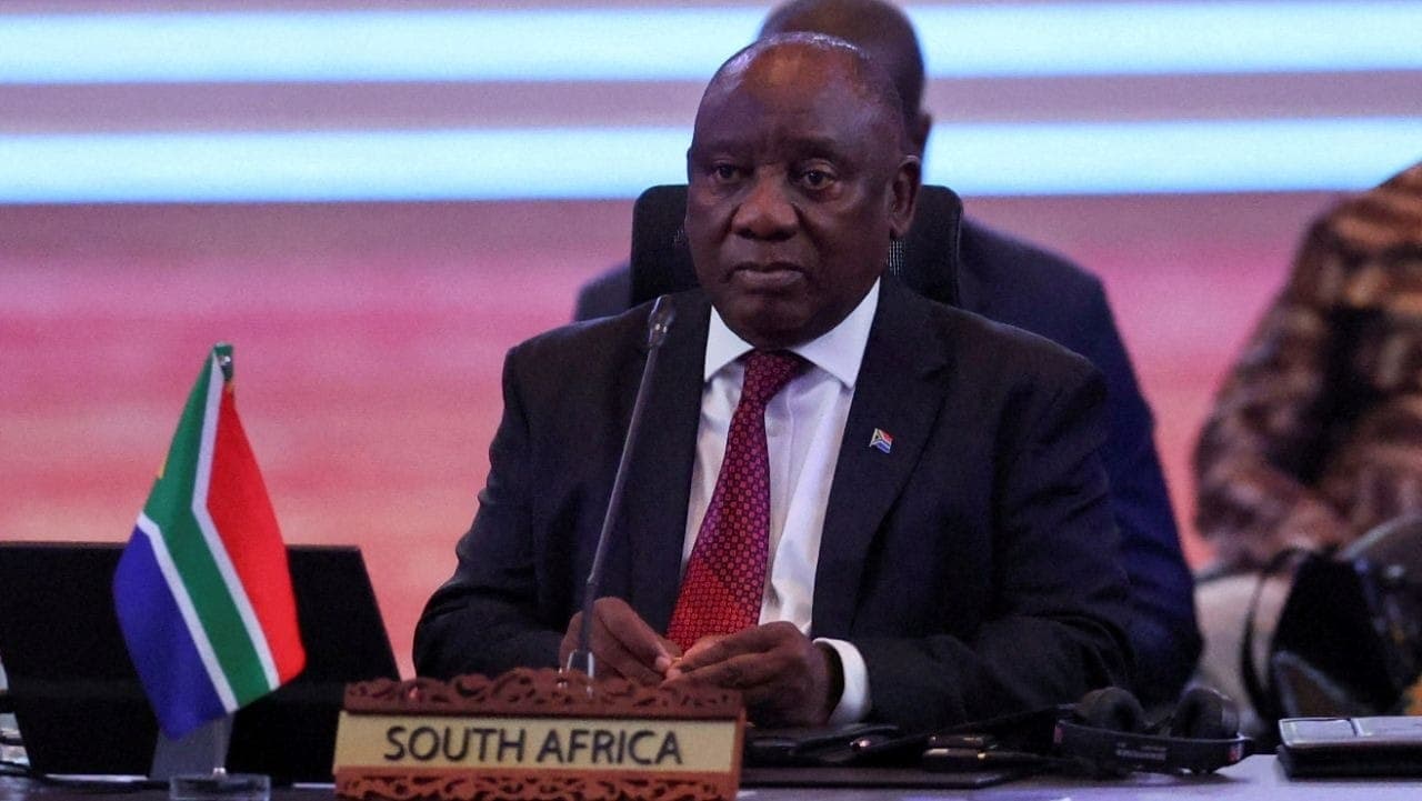 Cyril Ramaphosa, presidente da África do Sul