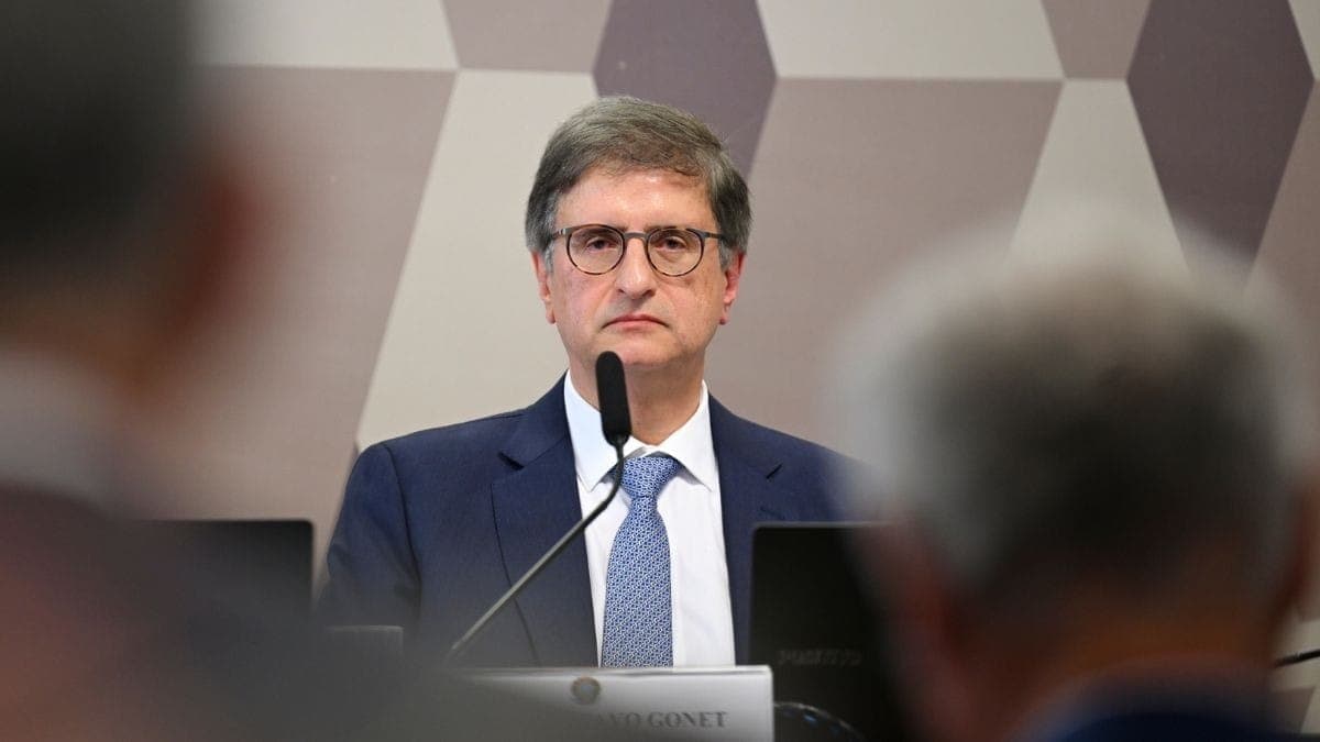 Paulo Gonet durante sabatina na CCJ do Senado