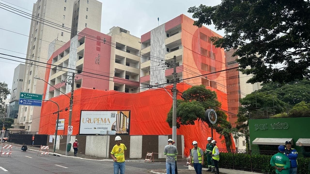Implosão hotel Urupema