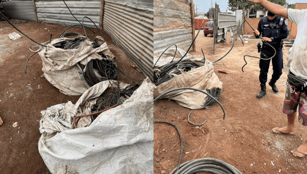 O objetivo da operação é combater a comercialização irregular de fios de cobre