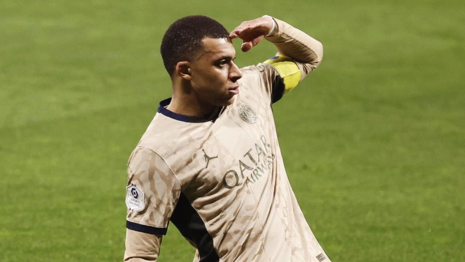 Mbappé em ação pelo PSG