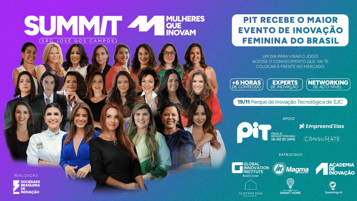 Summit Mulheres que Inovam chega a São José dos Campos e reforça protagonismo feminino no Vale