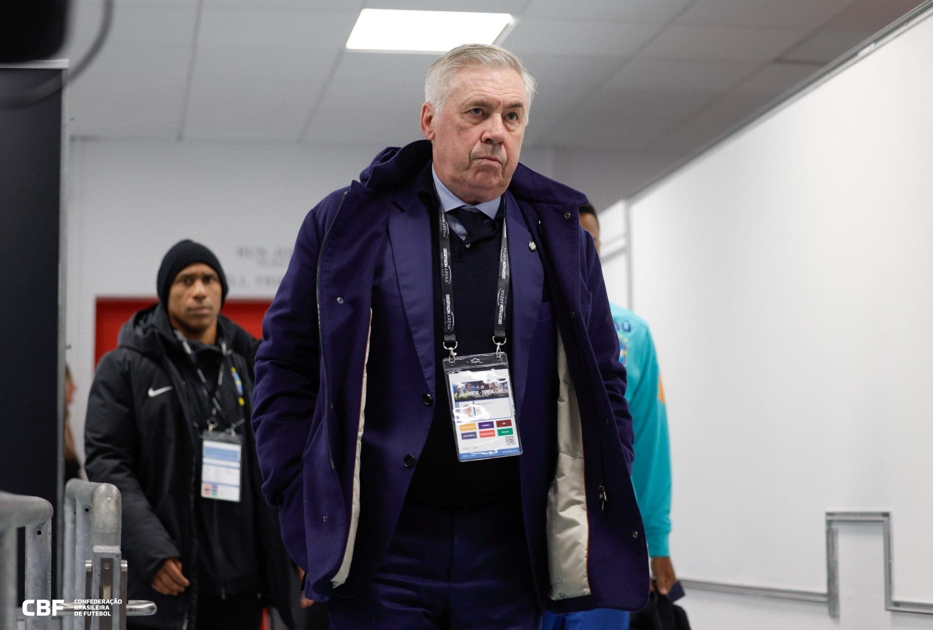 Carlo Ancelotti, técnico da Seleção Brasileira 