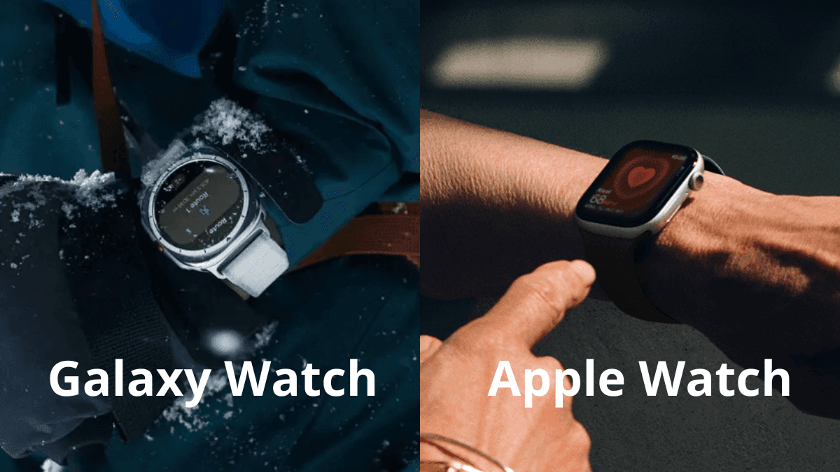 Galaxy Watch e Apple Watch
