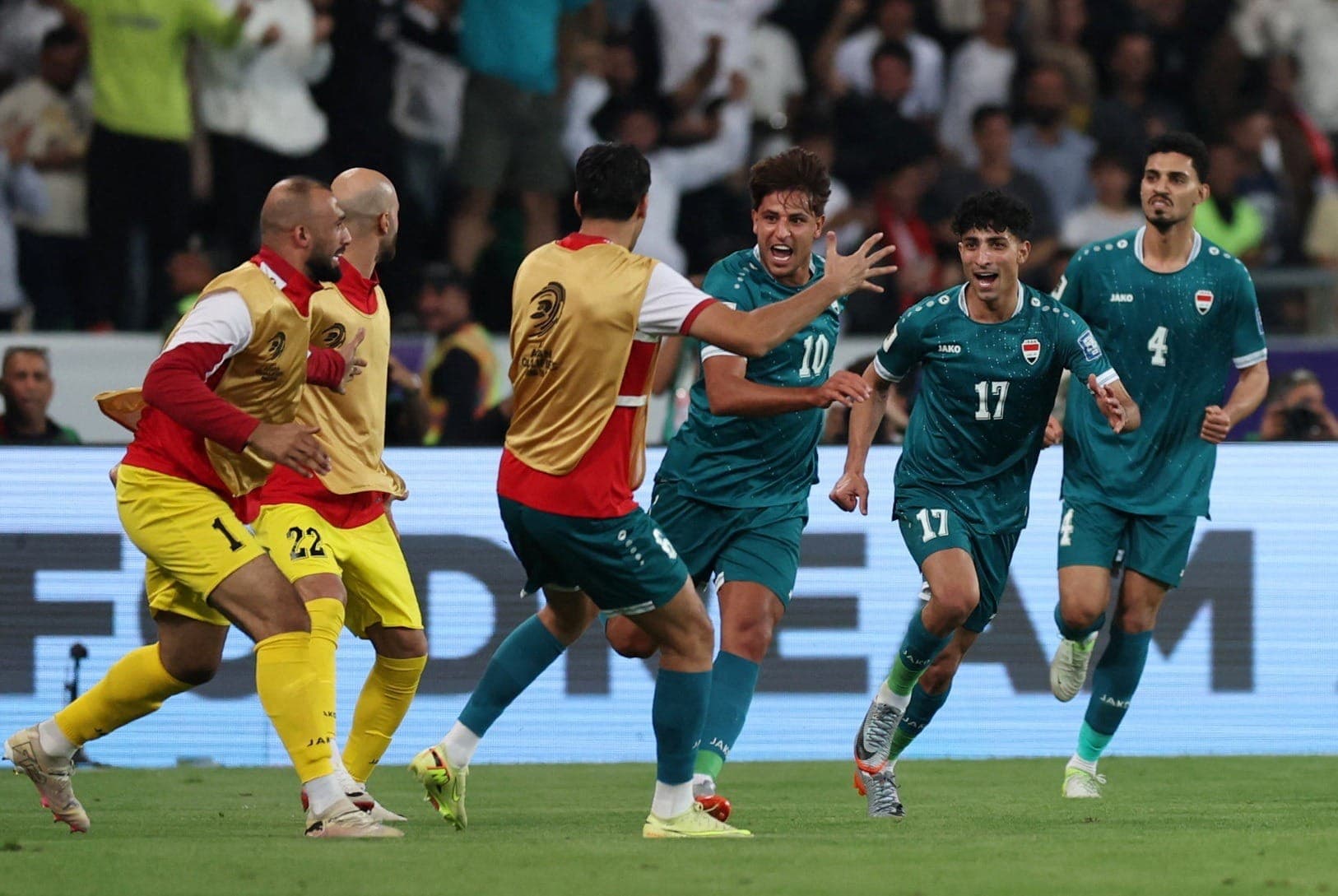Iraque comemora vaga na repescagem mundial