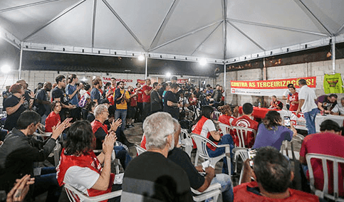 Os trabalhores acima de 40 anos são a maioria.
