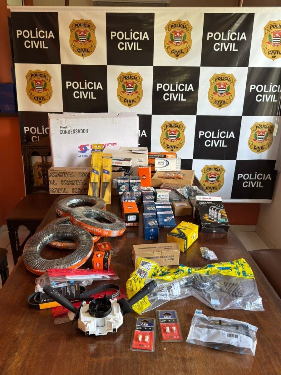 Polícia recupera produtos furtados