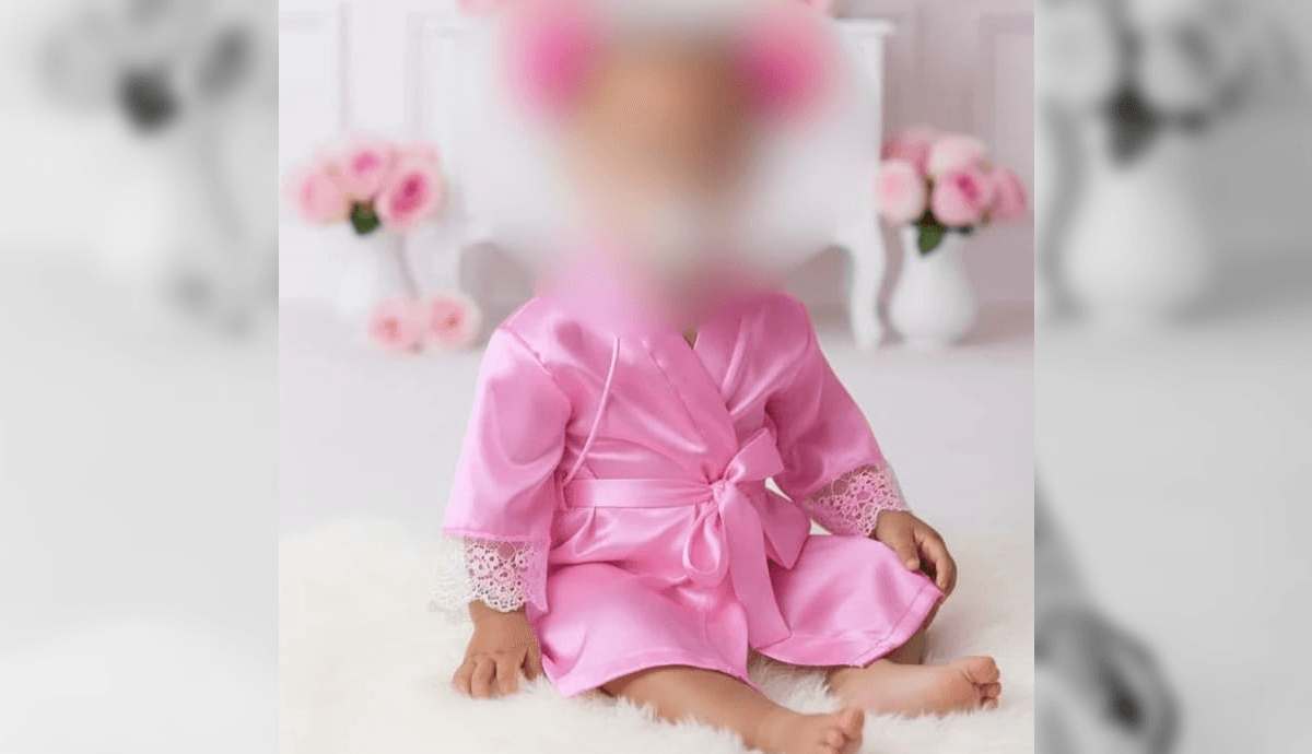 Bebê de 1 ano foi baleada na cabeça 