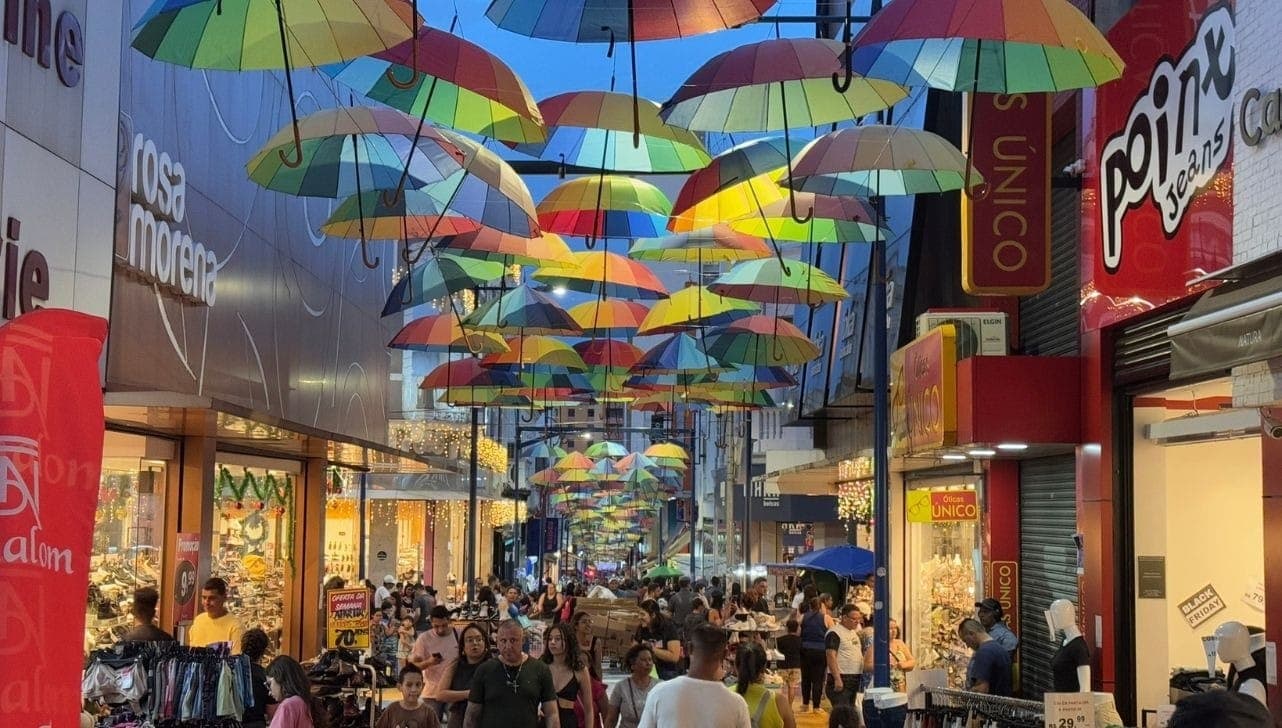 Comércio na região central de Sorocaba