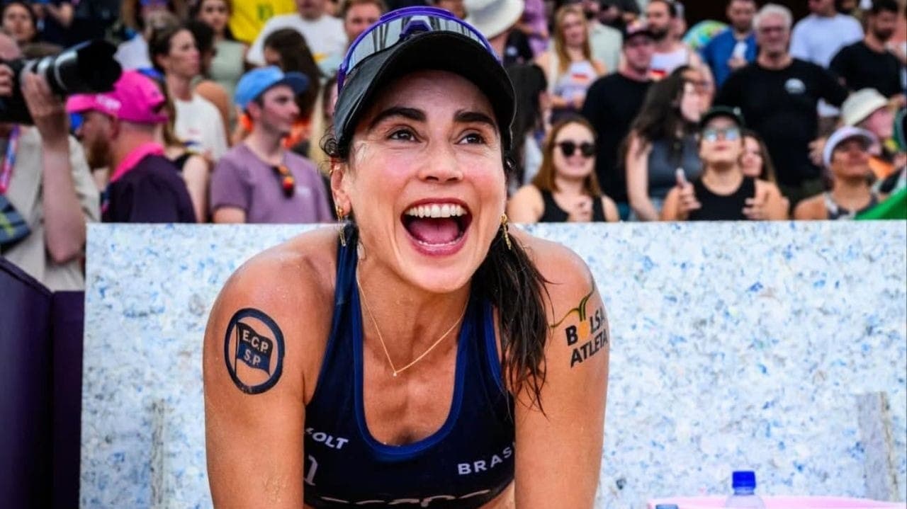 Carol Solberg conquistou o bronze no Mundial de vôlei de praia